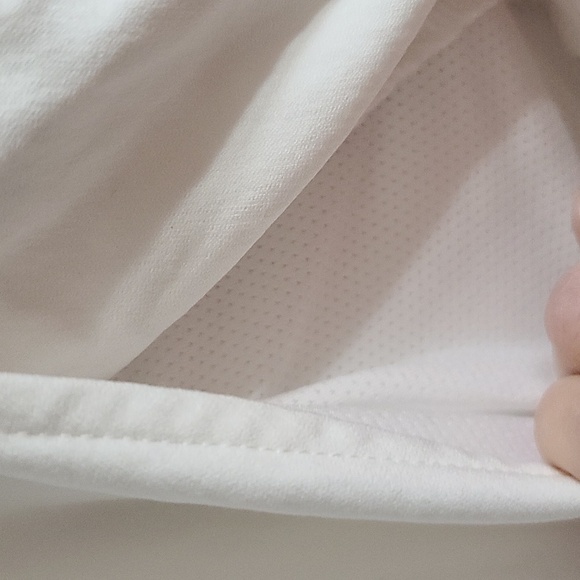 Rafaella Womens Skorts White Mesh Shorts Pockets Stretch Comfort Sz XXL EUC - Picture 3 of 9